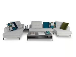 OCTOVA - Corner fabric sofa with chaise longue _ Roche Bobois